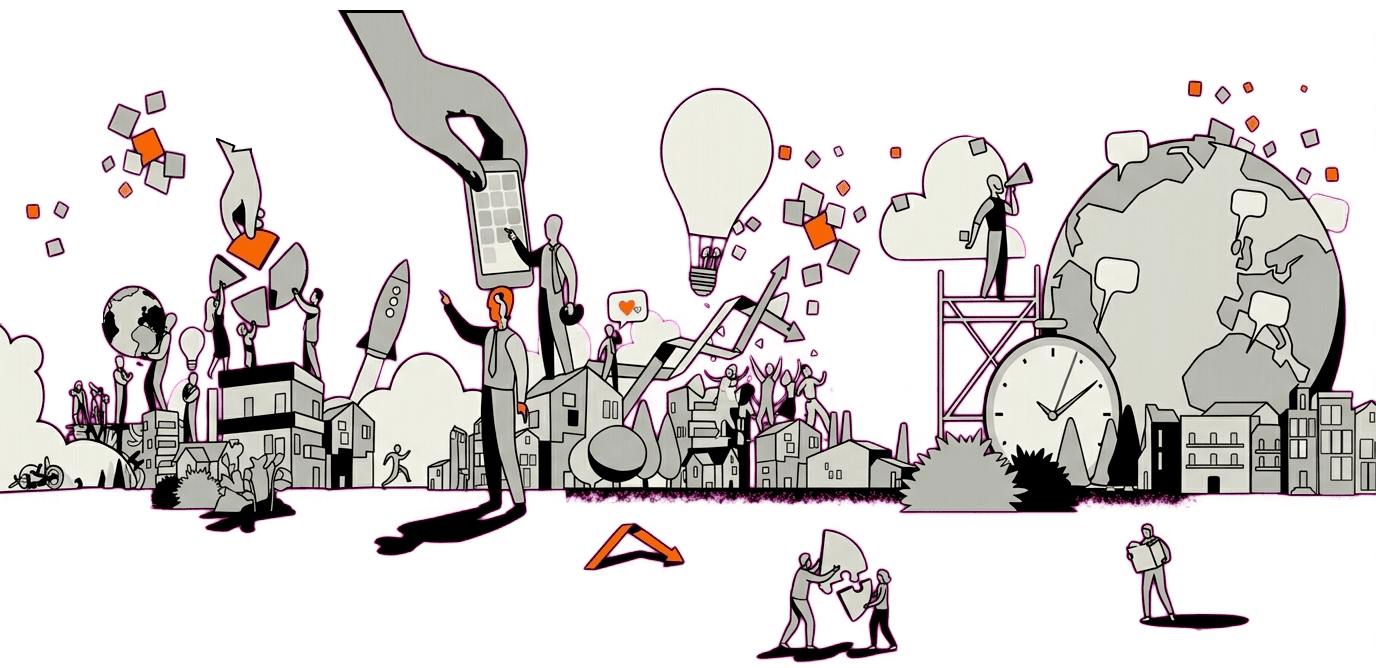 Scène de travail KIFKIF — illustration