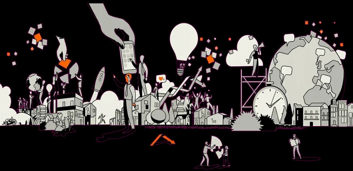 Scène de travail KIFKIF — illustration