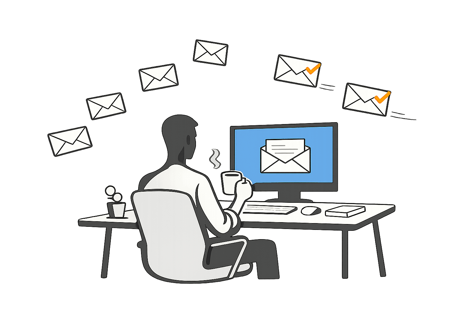 Une heure récupérée chaque jour sur les emails