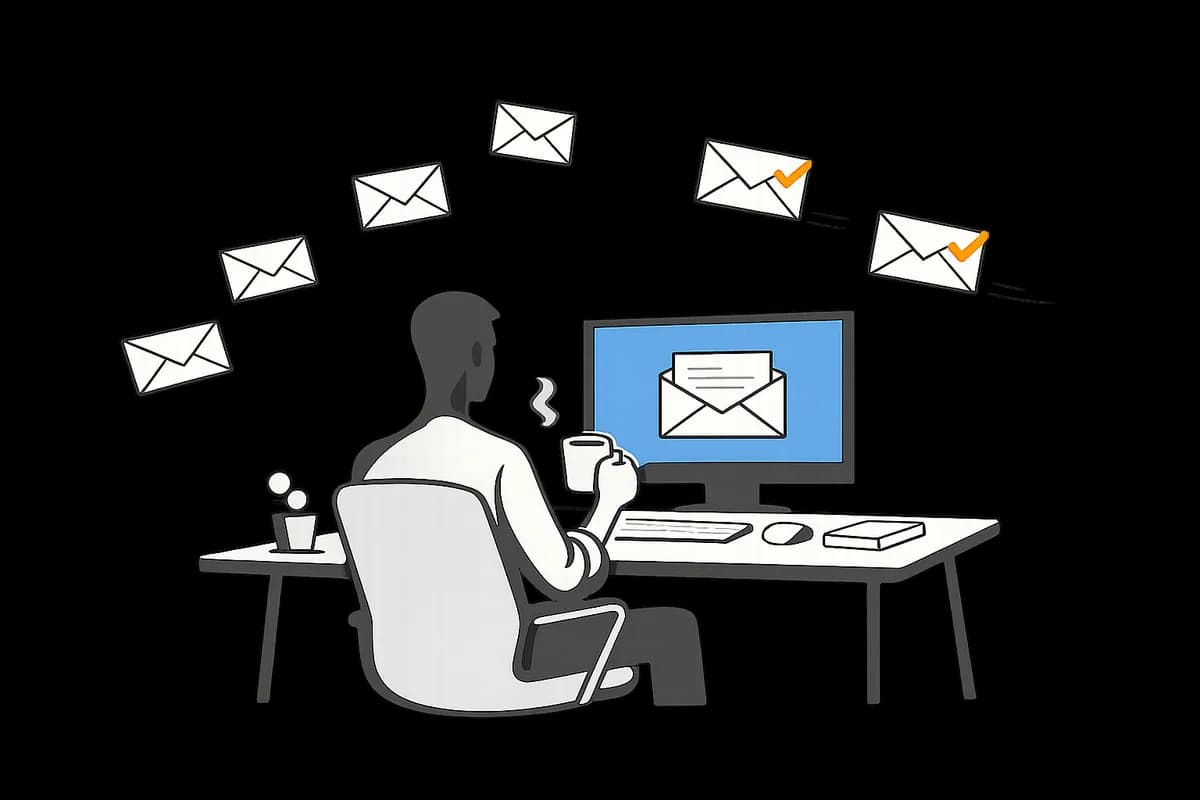 Une heure récupérée chaque jour sur les emails